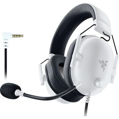 Razer BlackShark V2 X (Xbox) przewodowy e-sportowy zestaw słuchawkowy do konsoli Xbox S X (250 g, mikrofon kardioidalny, przetworniki 50 mm, pasywna redukcja szumów, gniazdo 3,5 mm) Biały Razer BlackShark V2 X (Xbox) przewodowy e-sportowy zestaw słuchawkowy do konsoli Xbox S X (250 g, mikrofon kardioidalny, przetworniki 50 mm, pasywna redukcja szumów, gniazdo 3,5 mm) Biały