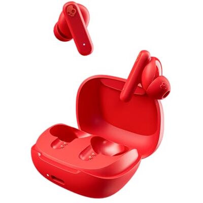 Skullcandy Smokin' Buds bezprzewodowe słuchawki douszne, słuchawki Bluetooth, izolacja akustyczna, do 20 godzin baterii, IPX4 odporne na pot i wodę, mikrofon do iPhone z systemem Android – Flame Skullcandy Smokin' Buds bezprzewodowe słuchawki douszne, słuchawki Bluetooth, izolacja akustyczna, do 20 godzin baterii, IPX4 odporne na pot i wodę, mikrofon do iPhone z systemem Android – Flame