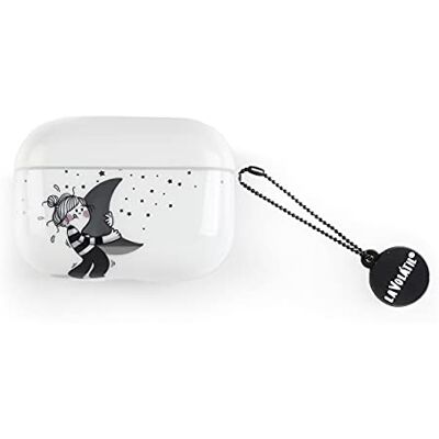 WONDEE La Volátil etui ochronne na słuchawki Airpods Pro, TPU, błyszczące, w kolorze srebrnym WONDEE La Volátil etui ochronne na słuchawki Airpods Pro, TPU, błyszczące, w kolorze srebrnym