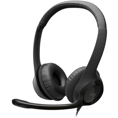 Logitech H390 Usb Computer Headset Słuchawki stereo z mikrofonem, redukcja szumów, USB-A, wbudowane elementy sterujące, kompatybilne z Chromebookiem czarne Logitech H390 Usb Computer Headset Słuchawki stereo z mikrofonem, redukcja szumów, USB-A, wbudowane elementy sterujące, kompatybilne z Chromebookiem czarne