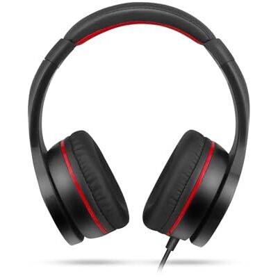WatioWave Słuchawki z mikrofonem: Zanurz się w dźwięku Ciesz się wyraźną rozmową. Idealne do gier, pracy lub muzyki. Wygodna konstrukcja zapewniająca długie godziny użytkowania. WatioWave Słuchawki z mikrofonem: Zanurz się w dźwięku Ciesz się wyraźną rozmową. Idealne do gier, pracy lub muzyki. Wygodna konstrukcja zapewniająca długie godziny użytkowania.