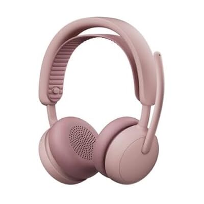 Logitech Zone Wireless 2 ES for Business Bezprzewodowe słuchawki z redukcją szumów z adaptacyjną hybrydową ANC, Bluetooth, USB-C i USB-A, certyfikat Microsoft Teams różowy Logitech Zone Wireless 2 ES for Business Bezprzewodowe słuchawki z redukcją szumów z adaptacyjną hybrydową ANC, Bluetooth, USB-C i USB-A, certyfikat Microsoft Teams różowy
