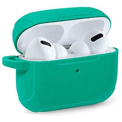 Miętowa silikonowa obudowa na Apple Airpods Pro - Słuchawki Miętowa silikonowa obudowa na Apple Airpods Pro - Słuchawki