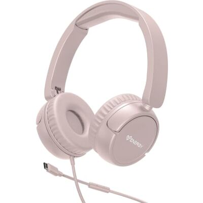 Energy Sistem Urban Headphones Type C z kablem USB-C, różowe, składane słuchawki douszne, 32 Ohm Energy Sistem Urban Headphones Type C z kablem USB-C, różowe, składane słuchawki douszne, 32 Ohm