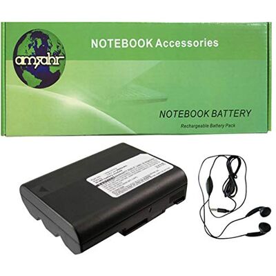 Amsahr Bateria zamienna do komputerów Juniper CX VR-151 12523 Allegro AMX-1 AMX-2 AMX-3 GIS GPS – zawiera słuchawki stereo Amsahr Bateria zamienna do komputerów Juniper CX VR-151 12523 Allegro AMX-1 AMX-2 AMX-3 GIS GPS – zawiera słuchawki stereo