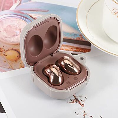 ROYALCOVER Silikonowe etui na słuchawki do Samsung Galaxy Buds Live/Pro osłona na słuchawki (szara) ROYALCOVER Silikonowe etui na słuchawki do Samsung Galaxy Buds Live/Pro osłona na słuchawki (szara)