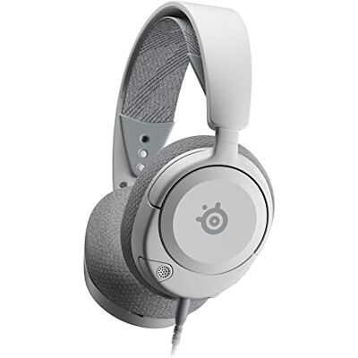 SteelSeries Arctis Nova 1P White Arctis Nova 1P Gamingowy zestaw słuchawkowy do wielu systemów — Przetworniki Hi-Fi — Dźwięk przestrzenny 360° — Mikrofon z funkcją redukcji szumów, Biały, Przewodowy SteelSeries Arctis Nova 1P White Arctis Nova 1P Gamingowy zestaw słuchawkowy do wielu systemów — Przetworniki Hi-Fi — Dźwięk przestrzenny 360° — Mikrofon z funkcją redukcji szumów, Biały, Przewodowy