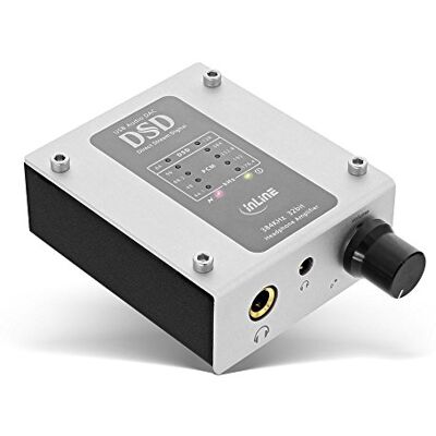 InLine 99202I AmpUSB Hi-Res AUDIO HiFi DSD wzmacniacz słuchawkowy, konwerter USB Digital Audio, 384 kHz/32-bit InLine 99202I AmpUSB Hi-Res AUDIO HiFi DSD wzmacniacz słuchawkowy, konwerter USB Digital Audio, 384 kHz/32-bit