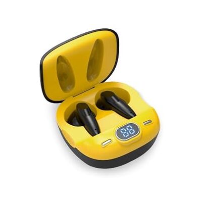 PRENDELUZ Bezprzewodowe słuchawki Bluetooth Low Consumer Yellow Panel Cyfrowy PRENDELUZ Bezprzewodowe słuchawki Bluetooth Low Consumer Yellow Panel Cyfrowy