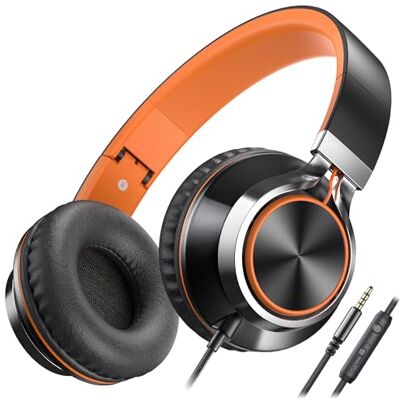 Ailihen C8 Składane słuchawki z mikrofonem i regulacją głośności, lekkie zestawy słuchawkowe stereo do iPada 3,5 mm, telefonów komórkowych z systemem Android, smartfonów, laptopów, komputera, MP3, Ailihen C8 Składane słuchawki z mikrofonem i regulacją głośności, lekkie zestawy słuchawkowe stereo do iPada 3,5 mm, telefonów komórkowych z systemem Android, smartfonów, laptopów, komputera, MP3,