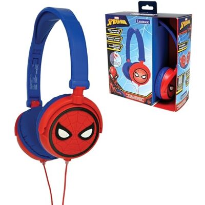 LEXIBOOK , Spider-Man, słuchawki stereo, bezpieczna głośność dla dzieci, składane i regulowane, czerwone/niebieskie, HP010SPLXB LEXIBOOK , Spider-Man, słuchawki stereo, bezpieczna głośność dla dzieci, składane i regulowane, czerwone/niebieskie, HP010SPLXB
