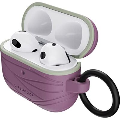 LifeProof Etui na słuchawki do AirPods 3. Gen 2021, ultra-cienki, Odporny na upadki i zarysowania futerał ochronny na Apple AirPods,zawiera karabińczyk, Wykonane z Odnawialnego Plastiku, Purpurowy LifeProof Etui na słuchawki do AirPods 3. Gen 2021, ultra-cienki, Odporny na upadki i zarysowania futerał ochronny na Apple AirPods,zawiera karabińczyk, Wykonane z Odnawialnego Plastiku, Purpurowy