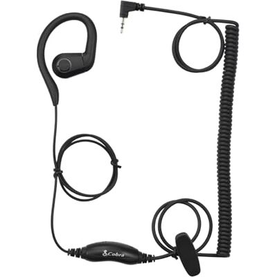 Cobra 2,5 mm 1-Pin krótkofalówka (Walkie Talkie) C-Style In-Ear słuchawki douszne, kompatybilne z MicroTalk PX650, RX680, RX380, AM1055, AM855, AM655, AM255, czarne (1 sztuka) Cobra 2,5 mm 1-Pin krótkofalówka (Walkie Talkie) C-Style In-Ear słuchawki douszne, kompatybilne z MicroTalk PX650, RX680, RX380, AM1055, AM855, AM655, AM255, czarne (1 sztuka)