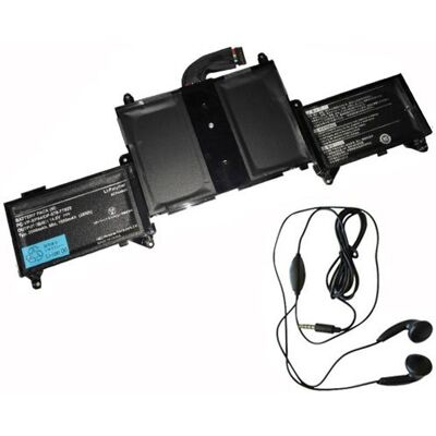 Amsahr PCVPBP105-03 bateria zamienna do Nec PC-VP-BP105, (14,8 V, 28 Wh) Obejmuje słuchawki stereo czarne Amsahr PCVPBP105-03 bateria zamienna do Nec PC-VP-BP105, (14,8 V, 28 Wh) Obejmuje słuchawki stereo czarne