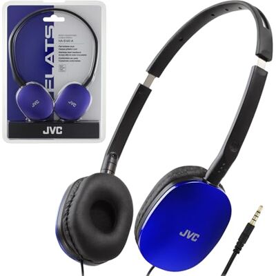 JVC Słuchawki płaskie HAS160A niebieskie JVC Słuchawki płaskie HAS160A niebieskie