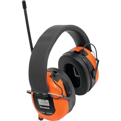 TechniSat STEREOMAN DAB+ OD – bezprzewodowe słuchawki stereo DAB+/FM Bluetooth (DAB+/FM, odbiór radia FM, krótka antena, wbudowany mikrofon, ochrona słuchu, do użytku na zewnątrz), pomarańczowe/czarne TechniSat STEREOMAN DAB+ OD – bezprzewodowe słuchawki stereo DAB+/FM Bluetooth (DAB+/FM, odbiór radia FM, krótka antena, wbudowany mikrofon, ochrona słuchu, do użytku na zewnątrz), pomarańczowe/czarne