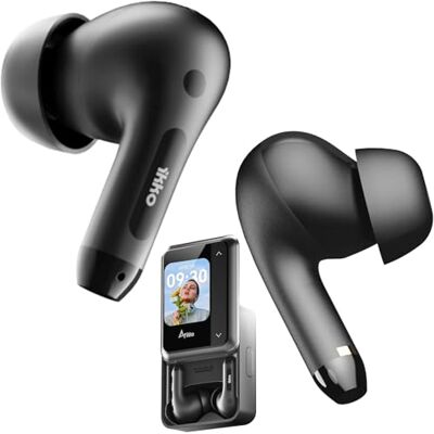 OBA Bezprzewodowe słuchawki douszne TWS AI Smart Ikko Active Buds: słuchawki z redukcją szumów, połączenie Bluetooth, funkcja natychmiastowego tłumacza, 4G Dual SIM, Wi-Fi, czas pracy do 30 godzin, czat OBA Bezprzewodowe słuchawki douszne TWS AI Smart Ikko Active Buds: słuchawki z redukcją szumów, połączenie Bluetooth, funkcja natychmiastowego tłumacza, 4G Dual SIM, Wi-Fi, czas pracy do 30 godzin, czat