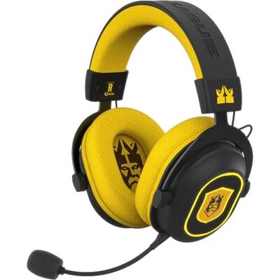 Blade Kings League Wieloplatformowe bezprzewodowe słuchawki do gier Niskie opóźnienie 2,4 GHz i Bluetooth Płyty magnetyczne wymiennego sprzętu Wyjmowany mikrofon (gniazdo 3,5 mm) Blade Kings League Wieloplatformowe bezprzewodowe słuchawki do gier Niskie opóźnienie 2,4 GHz i Bluetooth Płyty magnetyczne wymiennego sprzętu Wyjmowany mikrofon (gniazdo 3,5 mm)