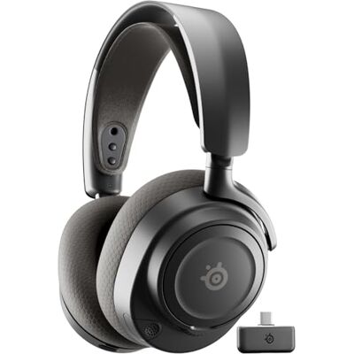 SteelSeries Arctis Nova 7P Wireless Gen 2 do gier -sterowanie aplikacją w czasie rzeczywistym 50H + -przetworniki magnetyczne z magnesem neodymowym -miks 2,4 GHz/Bluetooth -PS5,PC, Switch 1/2,mobile SteelSeries Arctis Nova 7P Wireless Gen 2 do gier -sterowanie aplikacją w czasie rzeczywistym 50H + -przetworniki magnetyczne z magnesem neodymowym -miks 2,4 GHz/Bluetooth -PS5,PC, Switch 1/2,mobile