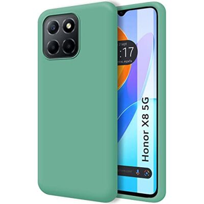 Tumundosmartphone Etui do Huawei Honor X8 5G Ultra Soft Płynny Silikon Kolor Zielony Tumundosmartphone Etui do Huawei Honor X8 5G Ultra Soft Płynny Silikon Kolor Zielony