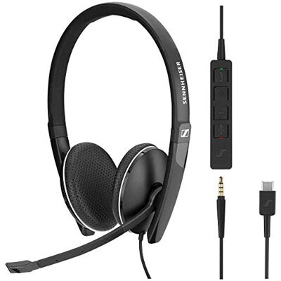Sennheiser SC 165 USB-C przewodowy monofoniczny zestaw słuchawkowy UC Sennheiser SC 165 USB-C przewodowy monofoniczny zestaw słuchawkowy UC