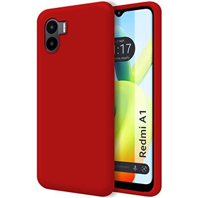 Tumundosmartphone Etui do Xiaomi Redmi A1 Ultra Soft Płynny Silikon Czerwony Tumundosmartphone Etui do Xiaomi Redmi A1 Ultra Soft Płynny Silikon Czerwony