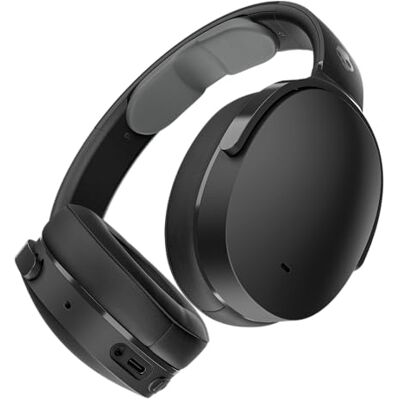 Skullcandy Słuchawki bezprzewodowe Hesh ANC Wireless, aktywna redukcja szumów, bezprzewodowe ładowanie, do 22 godzin słuchania – Black Skullcandy Słuchawki bezprzewodowe Hesh ANC Wireless, aktywna redukcja szumów, bezprzewodowe ładowanie, do 22 godzin słuchania – Black