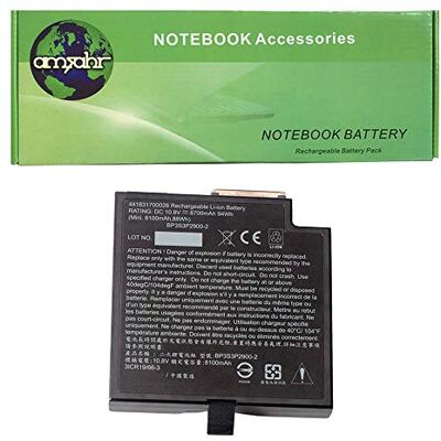 Amsahr BP3S3P2900-03 zapasowa bateria "GETAC BP3S3P2900, B300, B300X (10,8V, 8100MAH, 88WH) obejmuję słuchawki stereo", czarna Amsahr BP3S3P2900-03 zapasowa bateria "GETAC BP3S3P2900, B300, B300X (10,8V, 8100MAH, 88WH) obejmuję słuchawki stereo", czarna