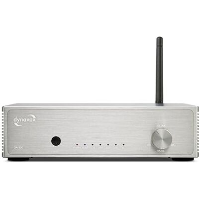 Dynavox DA-300 wzmacniacz HiFi, kompaktowy wzmacniacz cyfrowy klasy D stereo z HDMI ARC, BT 5.0, USB, optyczny i współosiowy, szlachetna obudowa aluminiowa, idealny do dźwięku TV i strumieniowego Dynavox DA-300 wzmacniacz HiFi, kompaktowy wzmacniacz cyfrowy klasy D stereo z HDMI ARC, BT 5.0, USB, optyczny i współosiowy, szlachetna obudowa aluminiowa, idealny do dźwięku TV i strumieniowego