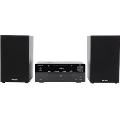 Aiwa MSBTU-550 Mini stereofoniczny system Hi-Fi 50 W z Bluetooth 5.0, CD/MP3, USB (odtwarzanie i ładowanie), radio FM-PLL, AUX RCA/3,5 mm, Hyperbass, DSP, czarny Aiwa MSBTU-550 Mini stereofoniczny system Hi-Fi 50 W z Bluetooth 5.0, CD/MP3, USB (odtwarzanie i ładowanie), radio FM-PLL, AUX RCA/3,5 mm, Hyperbass, DSP, czarny