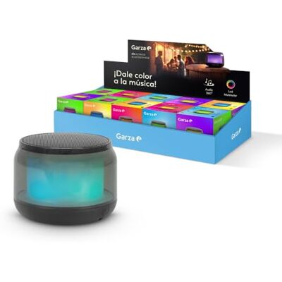 GARZA Bluetooth RGB Czarny - Głośnik GARZA Bluetooth RGB Czarny - Głośnik