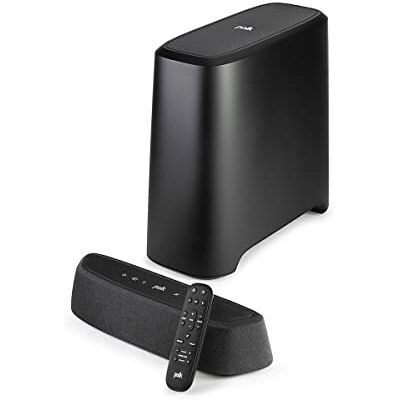 Polk Audio Magnifi Mini Ax Soundbar, Czarny, 36.6 x 10.4 x 7.9 cm Polk Audio Magnifi Mini Ax Soundbar, Czarny, 36.6 x 10.4 x 7.9 cm