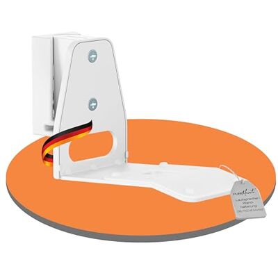 PureMounts Uchwyt na głośniki do Sonos Era 300, uchwyt ścienny na głośnik z zarządzaniem kablami, wychylny +/-45°, udźwig 3 kg, biały Uchwyt głośnikowy z zakresem obrotu ± 45°, nachylenie 0/-18°, udźwig 5 kg, biały PureMounts Uchwyt na głośniki do Sonos Era 300, uchwyt ścienny na głośnik z zarządzaniem kablami, wychylny +/-45°, udźwig 3 kg, biały Uchwyt głośnikowy z zakresem obrotu ± 45°, nachylenie 0/-18°, udźwig 5 kg, biały