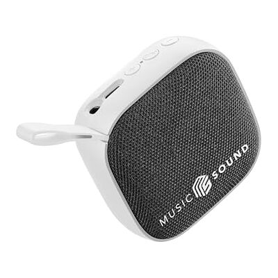 Music Sound MINI Głośnik Bluetooth Moc 3 W 4 godziny odtwarzania Kompaktowy i przenośny Miękkie, kolorowe wykończenie tkaniny Biały Music Sound MINI Głośnik Bluetooth Moc 3 W 4 godziny odtwarzania Kompaktowy i przenośny Miękkie, kolorowe wykończenie tkaniny Biały