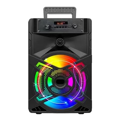 Zarivy Bezprzewodowy głośnik Bluetooth Karaoke 1x10W Electro DH 34.220. Idealny na imprezy i kantaty, zapewnia wysokiej jakości dźwięk i przenośność. Ciesz się muzyką gdziekolwiek chcesz. Zarivy Bezprzewodowy głośnik Bluetooth Karaoke 1x10W Electro DH 34.220. Idealny na imprezy i kantaty, zapewnia wysokiej jakości dźwięk i przenośność. Ciesz się muzyką gdziekolwiek chcesz.