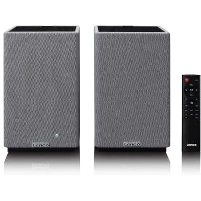 Lenco Stereo regał na książki z głośnikiem Hi-Fi z Bluetooth 5.3-2x40W RMS wzmacniacz klasy D technologia DSP RCA wejście optyczne USB pilot zdalnego sterowania Lenco Stereo regał na książki z głośnikiem Hi-Fi z Bluetooth 5.3-2x40W RMS wzmacniacz klasy D technologia DSP RCA wejście optyczne USB pilot zdalnego sterowania