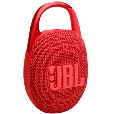 JBL Clip 5 Przenośny Bezprzewodowy Głośnik Bluetooth,Wodoodporny i Pyłoszczelny IP67, do 12 H Pracy na Baterii, Aplikacja Portable, Zintegrowany Karabińczyk, Czerwony JBL Clip 5 Przenośny Bezprzewodowy Głośnik Bluetooth,Wodoodporny i Pyłoszczelny IP67, do 12 H Pracy na Baterii, Aplikacja Portable, Zintegrowany Karabińczyk, Czerwony