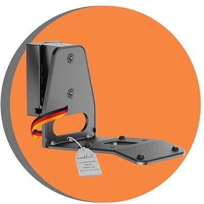 PureMounts Uchwyt na głośniki do Sonos Era 300, uchwyt ścienny na głośnik z systemem zarządzania kablami, obrotowy +/-45°, udźwig 3 kg, czarny PureMounts Uchwyt na głośniki do Sonos Era 300, uchwyt ścienny na głośnik z systemem zarządzania kablami, obrotowy +/-45°, udźwig 3 kg, czarny