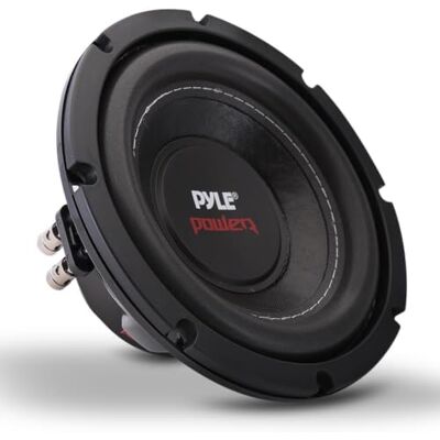 Pyle Samochodowy Głośnik Subwoofer 8" – Membrana z Nieprasowanego Papieru, Czarny Kosz z Tworzywa, Podwójna Cewka Głosowa 4 Ohm, Moc 800 W i Piankowe Zawieszenie do Samochodowego Systemu Audio Pyle Samochodowy Głośnik Subwoofer 8" – Membrana z Nieprasowanego Papieru, Czarny Kosz z Tworzywa, Podwójna Cewka Głosowa 4 Ohm, Moc 800 W i Piankowe Zawieszenie do Samochodowego Systemu Audio