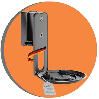 PureMounts Uchwyt na głośniki do Sonos Era 100, uchwyt ścienny na głośnik z zarządzaniem kablami, wychylny +/-45°, nachylenie 0/-18°, udźwig 3 kg, czarny PureMounts Uchwyt na głośniki do Sonos Era 100, uchwyt ścienny na głośnik z zarządzaniem kablami, wychylny +/-45°, nachylenie 0/-18°, udźwig 3 kg, czarny