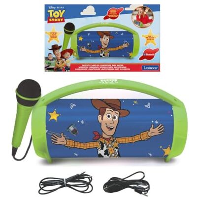 LEXIBOOK , Toy Story, Głośnik Bluetooth, BTP585TSZLXB Efekty świetlne, karaoke, idealny do muzyki i zabawy LEXIBOOK , Toy Story, Głośnik Bluetooth, BTP585TSZLXB Efekty świetlne, karaoke, idealny do muzyki i zabawy