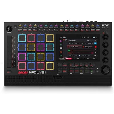 Akai MPC Live III Przenośne Centrum Produkcji Muzycznej Tryb Samodzielny, Pady MPC, Ekran Dotykowy, Głośniki Stereo, Mikrofon, Akumulator, Bluetooth, Wi‑Fi Akai MPC Live III Przenośne Centrum Produkcji Muzycznej Tryb Samodzielny, Pady MPC, Ekran Dotykowy, Głośniki Stereo, Mikrofon, Akumulator, Bluetooth, Wi‑Fi