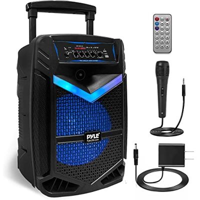 NOBU JAPAN Przenośny Głośnik Bluetooth - 800W, Światła, Mikrofon, Radio FM NOBU JAPAN Przenośny Głośnik Bluetooth - 800W, Światła, Mikrofon, Radio FM