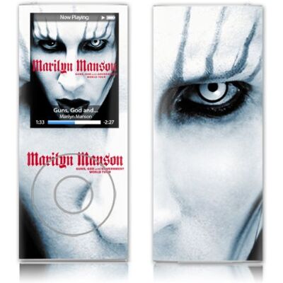 MusicSkins Marilyn Manson pistolety Manson do Apple iPod nano (4. generacji) MusicSkins Marilyn Manson pistolety Manson do Apple iPod nano (4. generacji)