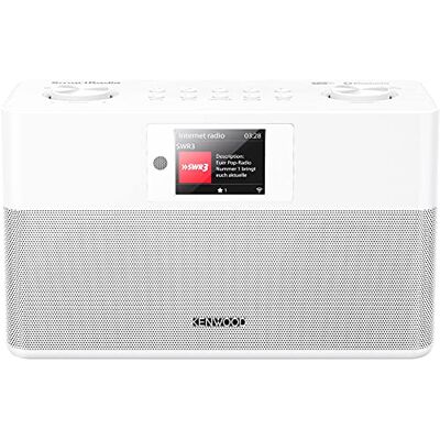 Kenwood Radio CR-ST100S-W BT, FM, 2 x 10 W RMS, Bass Reflex, USB, In/Out, Budzik, Timer snu, kolorowy ekran, pilot zdalnego sterowania Kenwood Radio CR-ST100S-W BT, FM, 2 x 10 W RMS, Bass Reflex, USB, In/Out, Budzik, Timer snu, kolorowy ekran, pilot zdalnego sterowania