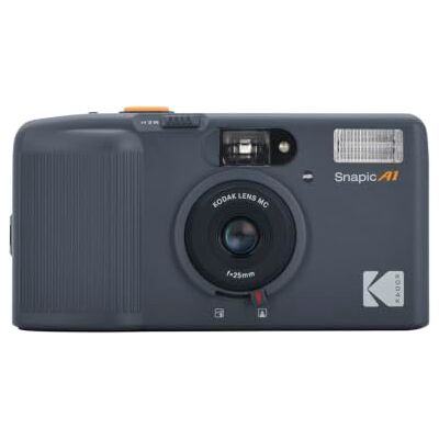 Kodak Snapic A1 kamera filmowa 35 mm, wielokrotnego użytku, 2-strefowa ostrość, lekka, kompaktowa (folia i bateria AAA nie wchodzą w zakres dostawy) Kodak Snapic A1 kamera filmowa 35 mm, wielokrotnego użytku, 2-strefowa ostrość, lekka, kompaktowa (folia i bateria AAA nie wchodzą w zakres dostawy)