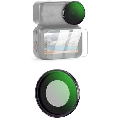 NEEWER filtr CPL kompatybilny z DJI Osmo Nano, nakręcany, regulowany okrągły filtr polaryzacyjny do kamery sportowej, wielowarstwowe szkło optyczne, akcesoria z hartowaną osłoną ekranu NEEWER filtr CPL kompatybilny z DJI Osmo Nano, nakręcany, regulowany okrągły filtr polaryzacyjny do kamery sportowej, wielowarstwowe szkło optyczne, akcesoria z hartowaną osłoną ekranu
