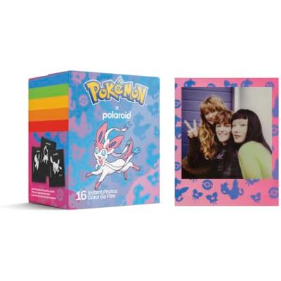 Polaroid – Kolorowy film natychmiastowy do aparatu Go – Edycja Pokémon Sylveon – Podwójne opakowanie (16 zdjęć) Polaroid – Kolorowy film natychmiastowy do aparatu Go – Edycja Pokémon Sylveon – Podwójne opakowanie (16 zdjęć)