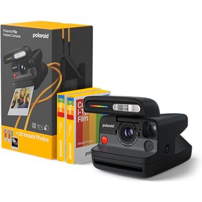 Polaroid FLIP Instant Camera Black + Color Film Bundle (16 photos) Polaroid FLIP Instant Camera Black + Color Film Bundle (16 photos)