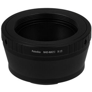 Fotodiox adapter do montażu obiektywu (typ 2), M42 (42 mm x 1) obiektyw do kamery Nikon 1, pasuje do kamer lustrzanych Nikon V1, J1 Fotodiox adapter do montażu obiektywu (typ 2), M42 (42 mm x 1) obiektyw do kamery Nikon 1, pasuje do kamer lustrzanych Nikon V1, J1